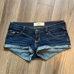 Hollister Dark Wash Denim Shorts